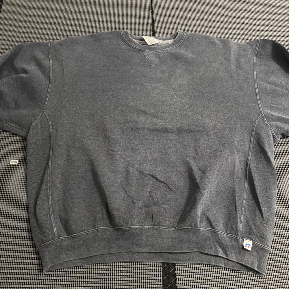Men's Russell Athletic Blank Crewneck Sweatshirt Size 2xl Gray